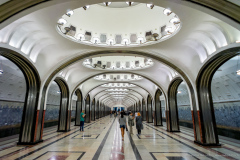 Mayakovskaya, Metro, Moskau